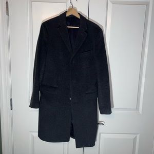 J.Crew Ludlow 38R Slim Fit Grey Wool and Cashmere Topcoat